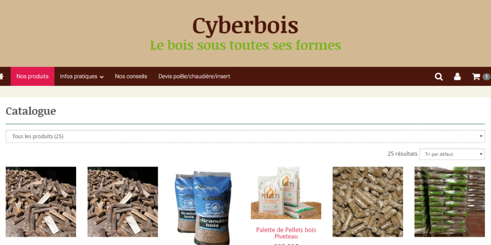création site Cyberbois