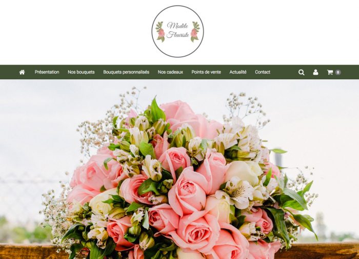 page-daccueil-site-fleuristesite internet pour fleuriste